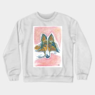 Rough Collie art Crewneck Sweatshirt